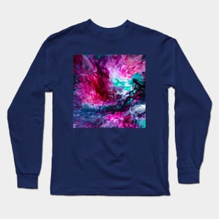 Wave of Acrylic Paint Long Sleeve T-Shirt